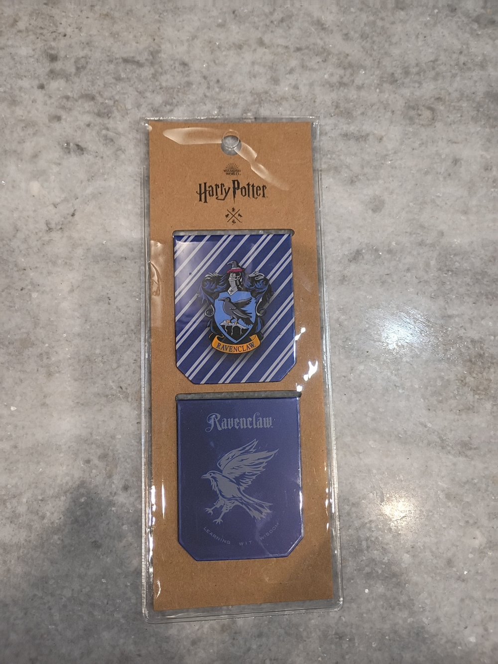 Harry Potter Ravenclaw Blue & Grey Bookmark Set Of 2 New